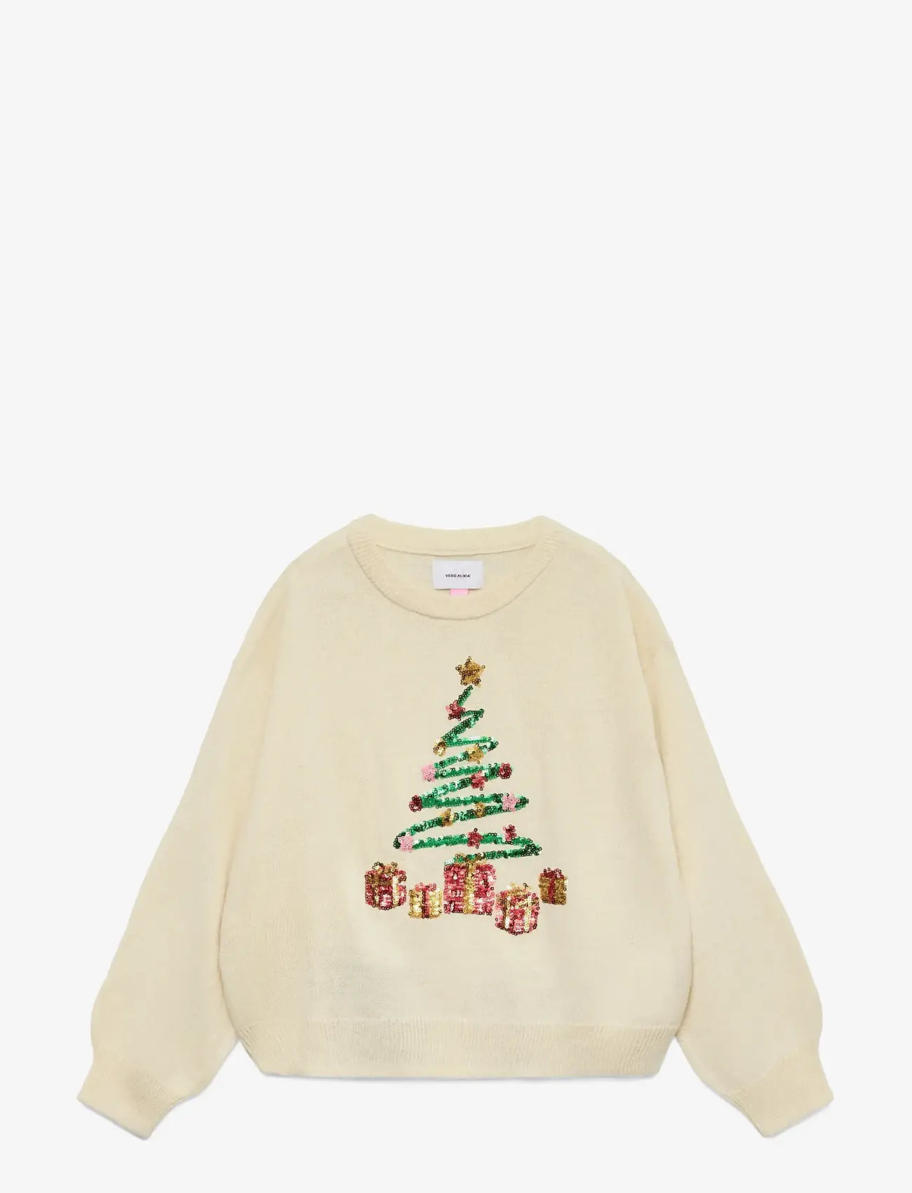 Vero Moda Girl - VMGLITTER LS O-NECK XMAS GIRL - džemprid - birch - 1