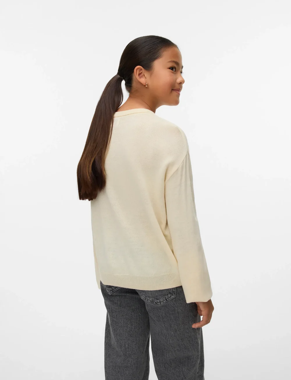 Vero Moda Girl - VMGLITTER LS O-NECK XMAS GIRL - džemprid - birch - 2