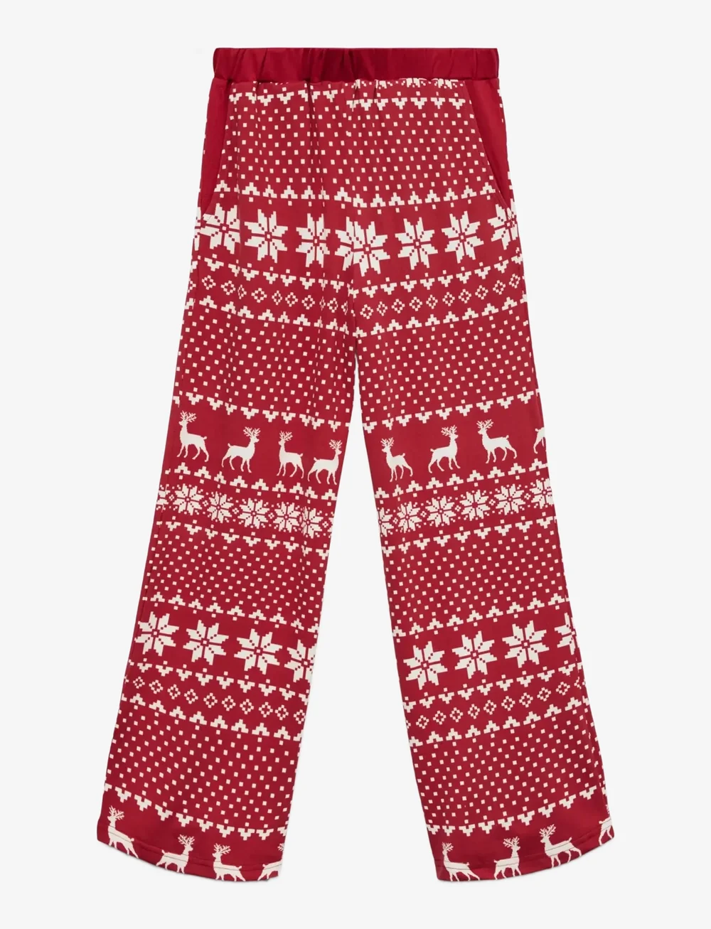 Vero Moda Girl - VMCHRIS HW STRAIGHT PANTS JRS XMAS GIRL - einkaufen nach alter von - karanda red - 1