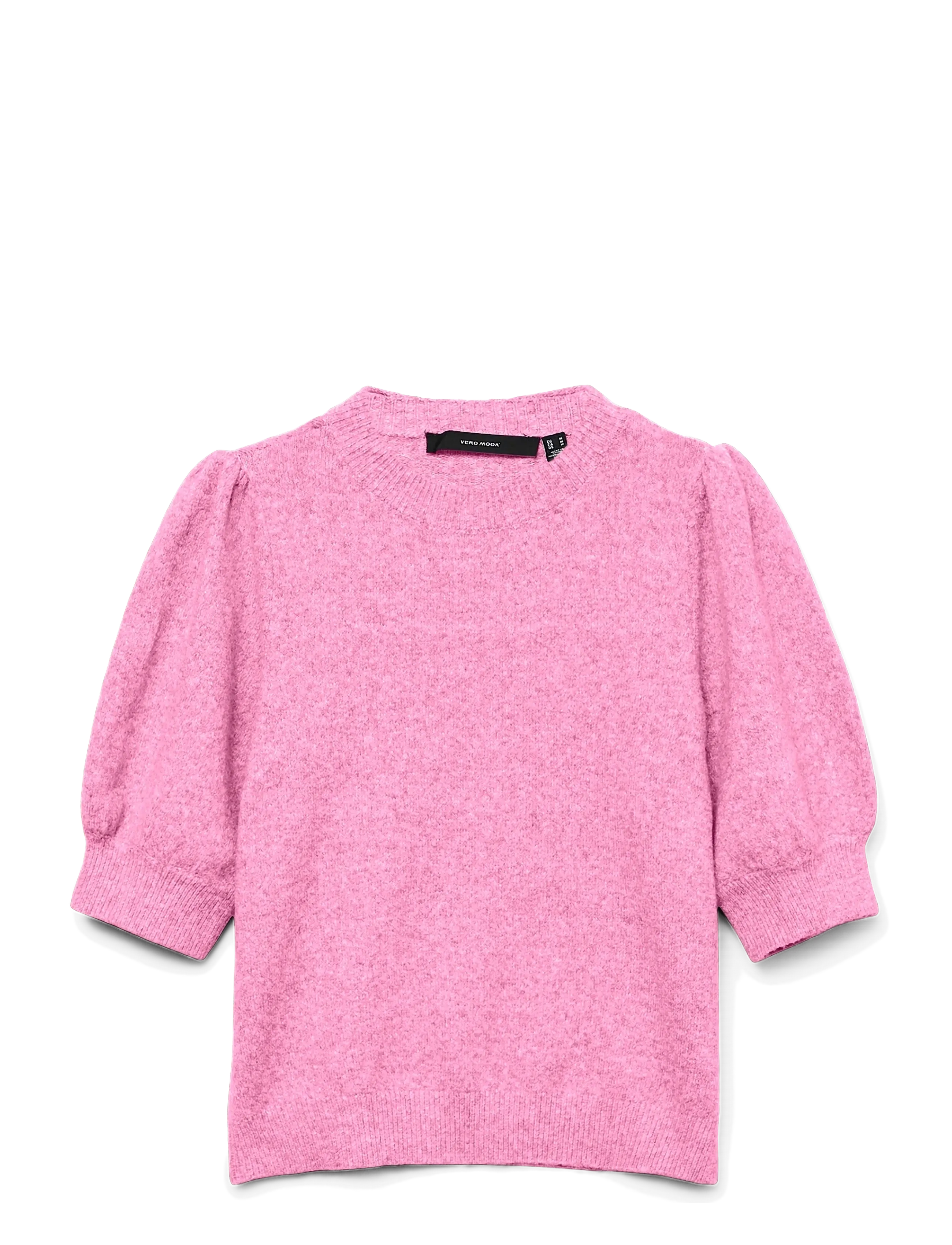 Vero Moda Girl VMDOFFY 2/4 O-NECK PULLOVER GA GIRL - Stickade tröjor - BONBON / pink/rose