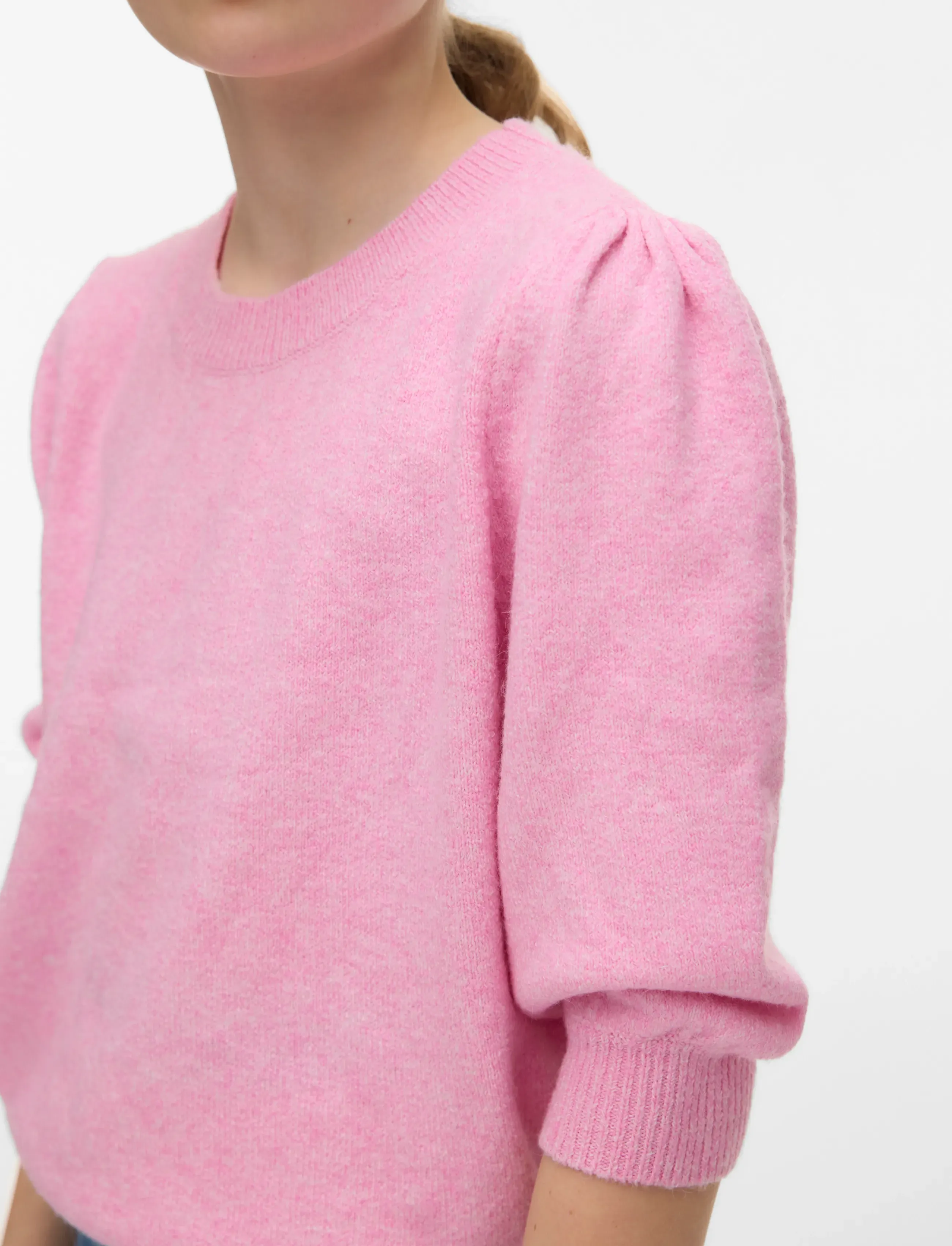 Vero Moda Girl - VMDOFFY 2/4 O-NECK PULLOVER GA GIRL - pullover - bonbon - 4