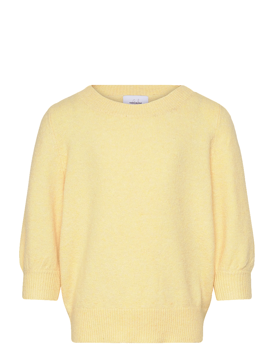 Vero Moda Girl - VMDOFFY 2/4 O-NECK PULLOVER GA GIRL - trøjer - golden haze - 1