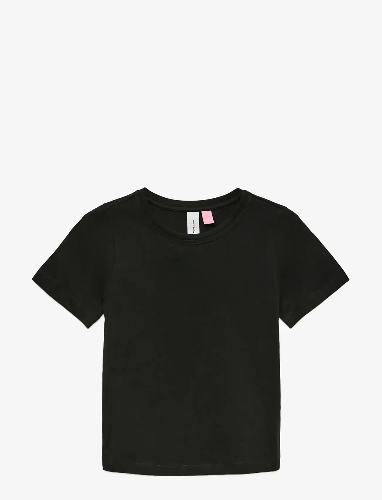 Vero Moda Girl - VMPAULINA SS T-SHIRT GA JRS GIRL - kortärmade t-shirts - black - 1