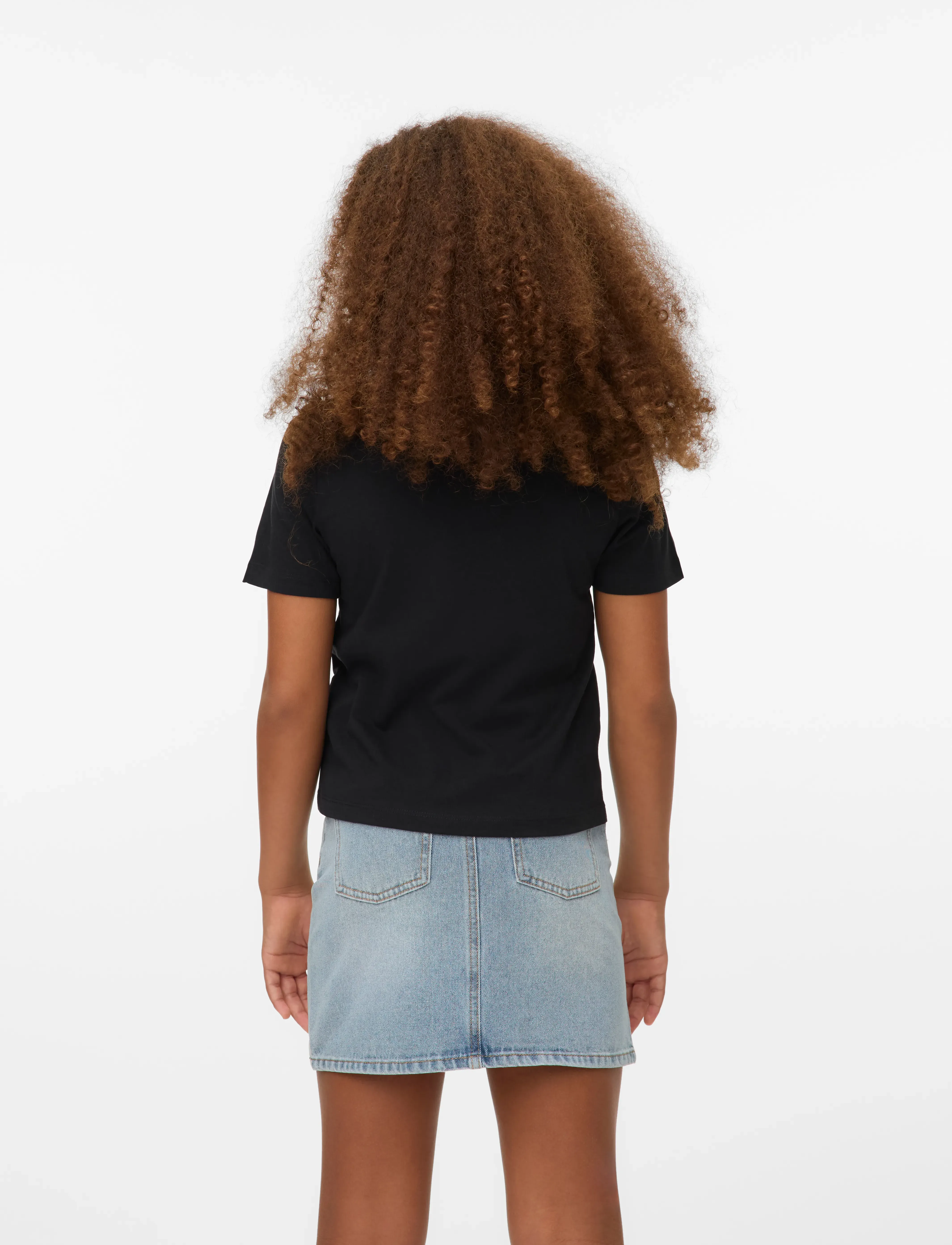 Vero Moda Girl - VMPAULINA SS T-SHIRT GA JRS GIRL - t-shirts à manches courtes - black - 2
