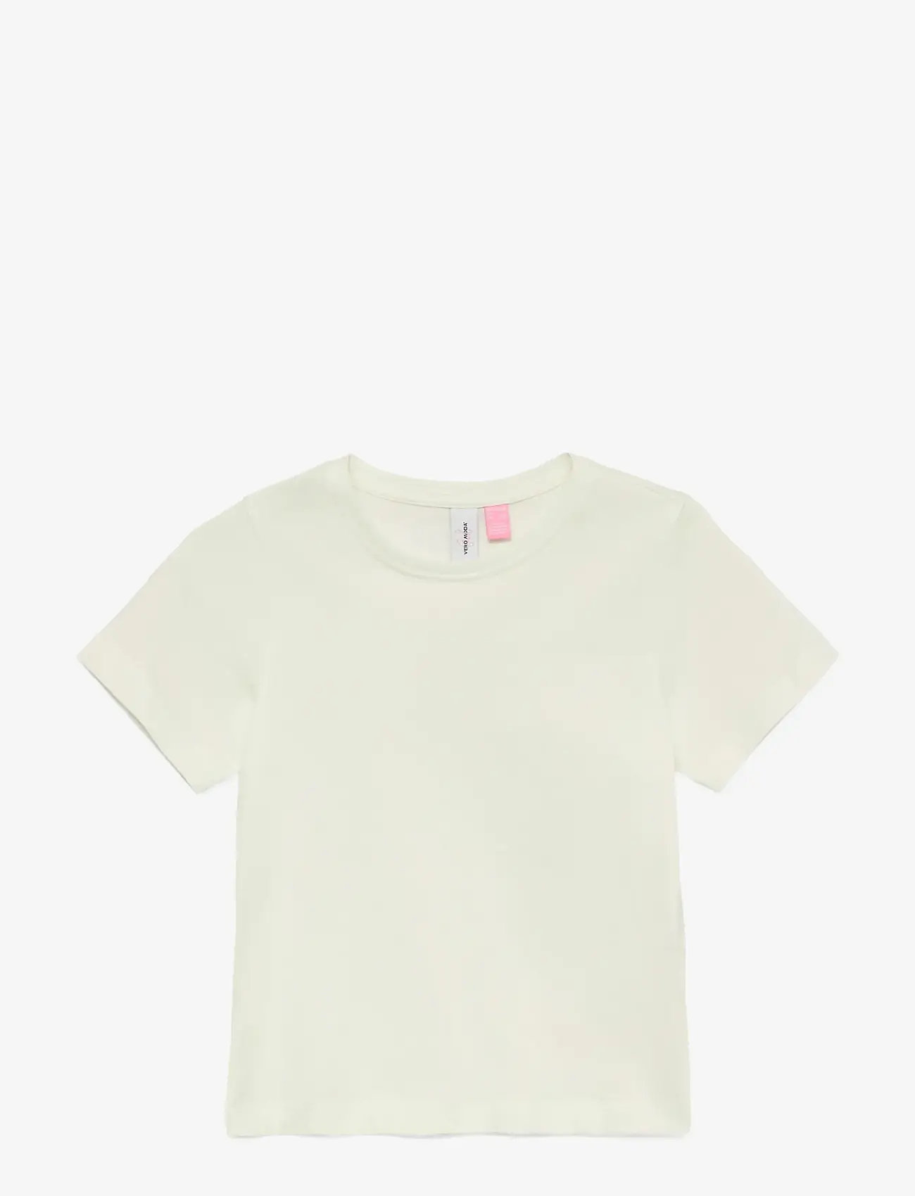 Vero Moda Girl - VMPAULINA SS T-SHIRT GA JRS GIRL - kortärmade t-shirts - snow white - 1