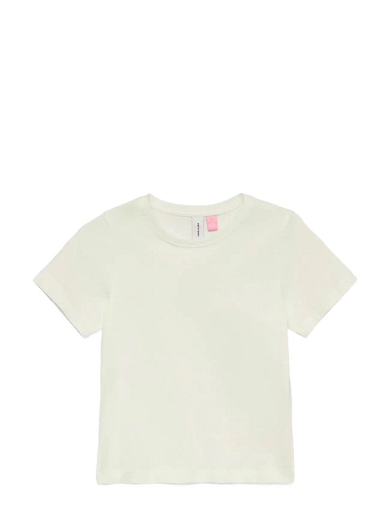 Vero Moda Girl - VMPAULINA SS T-SHIRT GA JRS GIRL - kortärmade t-shirts - snow white - 1