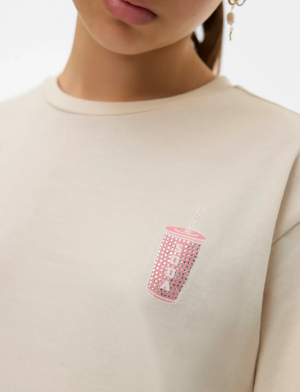 Vero Moda Girl - VMCLARA FRANCIS SS TOP JRS GA GIRL - lühikeste varrukatega t-särgid - snow white - 4