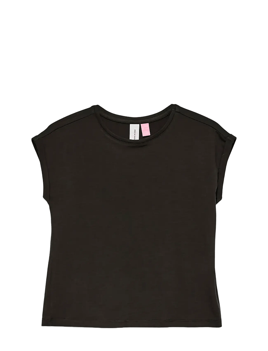 Vero Moda Girl - VMAVA PLAIN SS TOP GA JRS GIRL NOOS - kortærmede t-shirts - black - 1