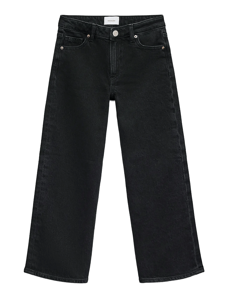 Vero Moda Girl - VMTESSA HR WIDE JEANS RA118 GA GIRL - vide jeans - black - 1