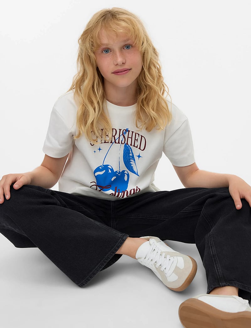 Vero Moda Girl - VMTESSA HR WIDE JEANS RA118 GA GIRL - vide jeans - black - 3