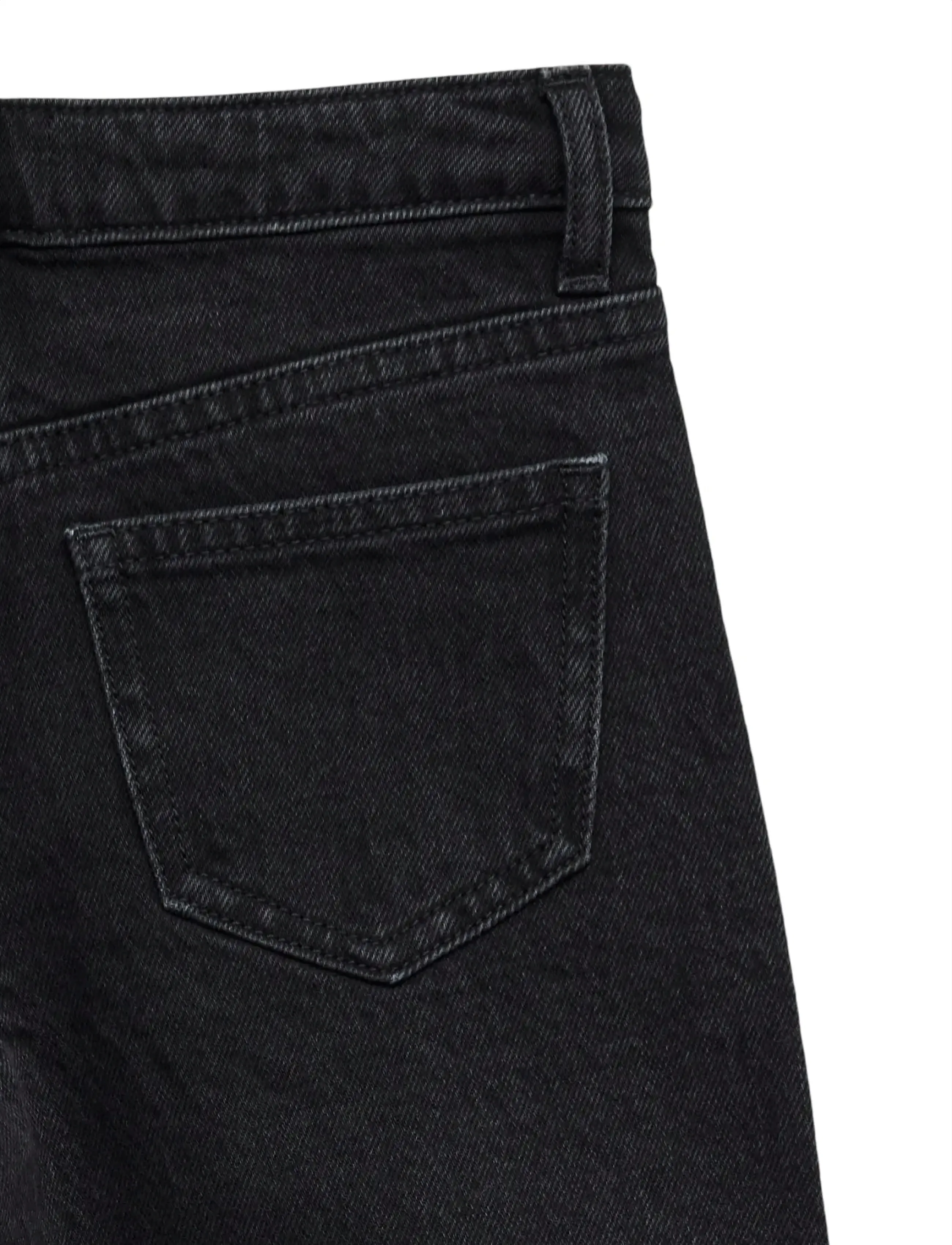 Vero Moda Girl - VMTESSA HR WIDE JEANS RA118 GA GIRL - hosen mit weitem bein - black - 5