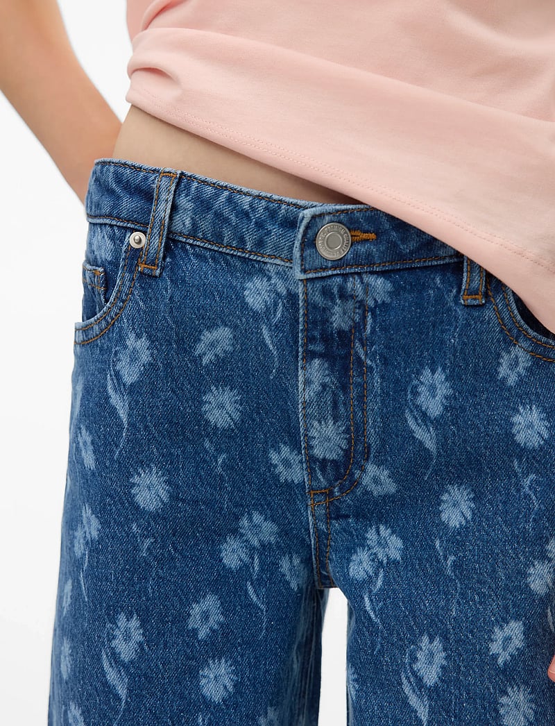 Vero Moda Girl - VMTESSA HR WIDE FLOWER DNM J RA380 GIRL - vida jeans - medium blue denim - 4