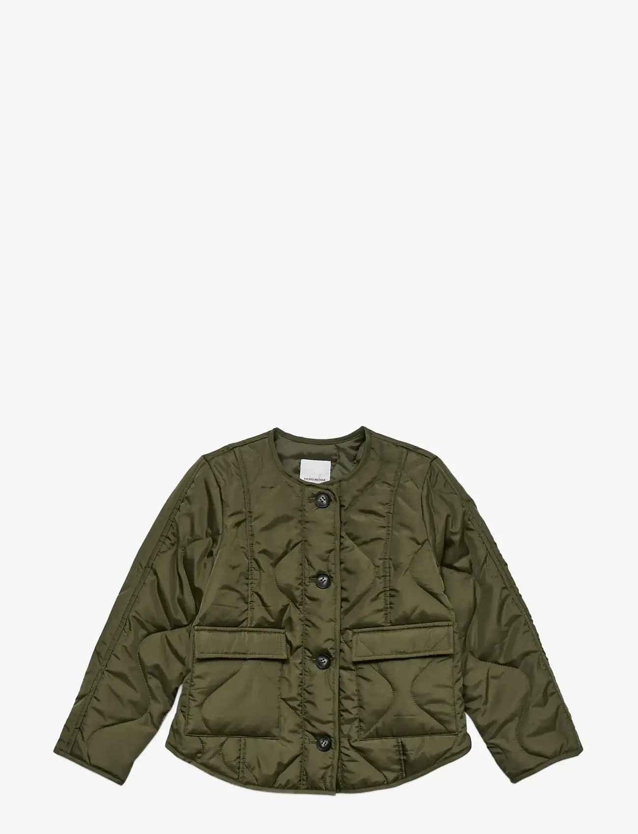 Vero Moda Girl - VMMILLIE JACKET GIRL - quiltede jakker - kalamata - 1