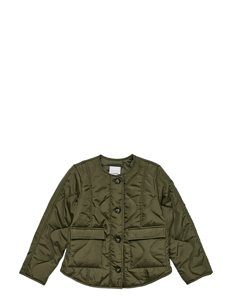 Vero Moda Girl - VMMILLIE JACKET GIRL - quiltede jakker - kalamata - 1