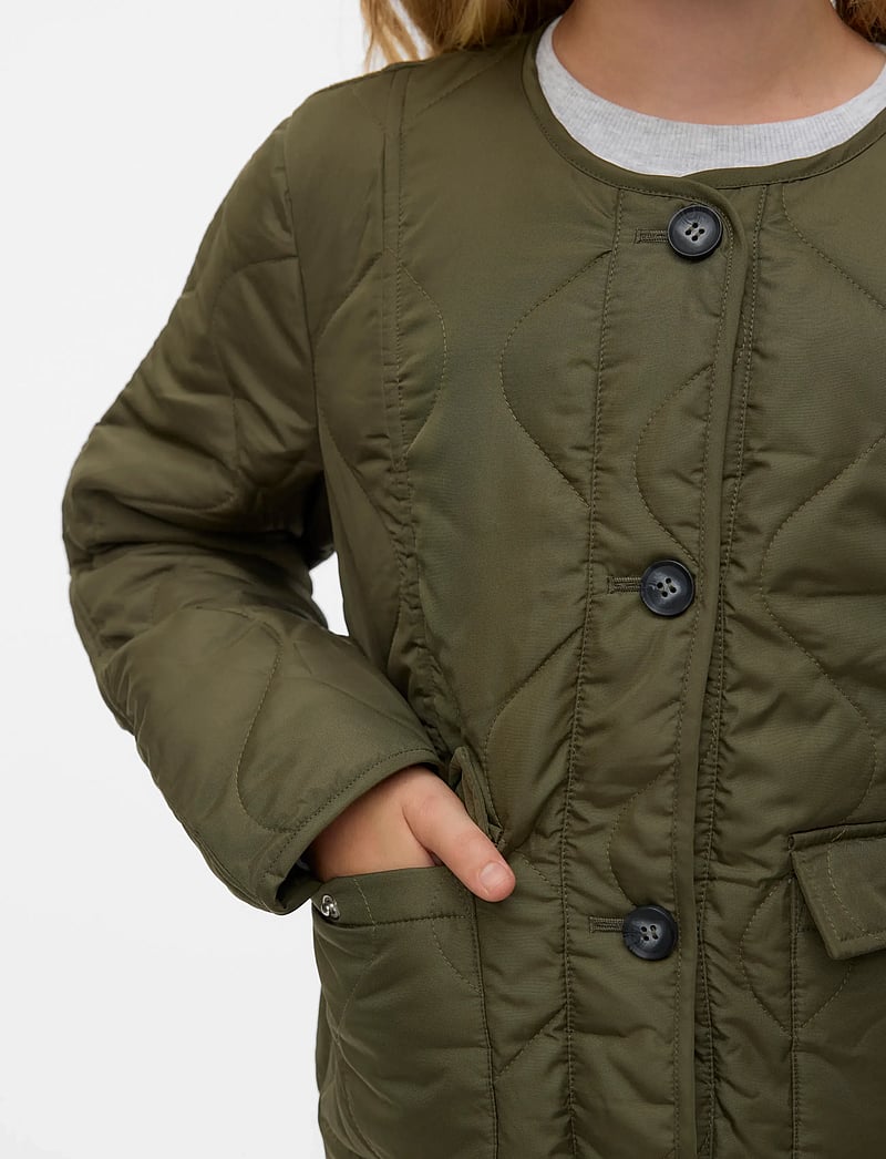 Vero Moda Girl - VMMILLIE JACKET GIRL - quiltede jakker - kalamata - 3