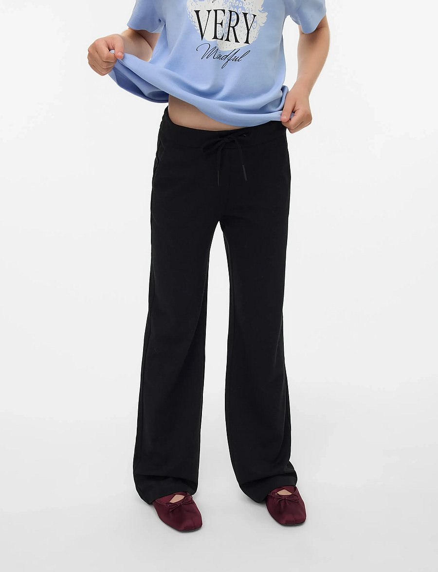 Vero Moda Girl - VMEVA MW STRAIGHT STRING PANT GIRL NOOS - kaufen nach alter - black - 4