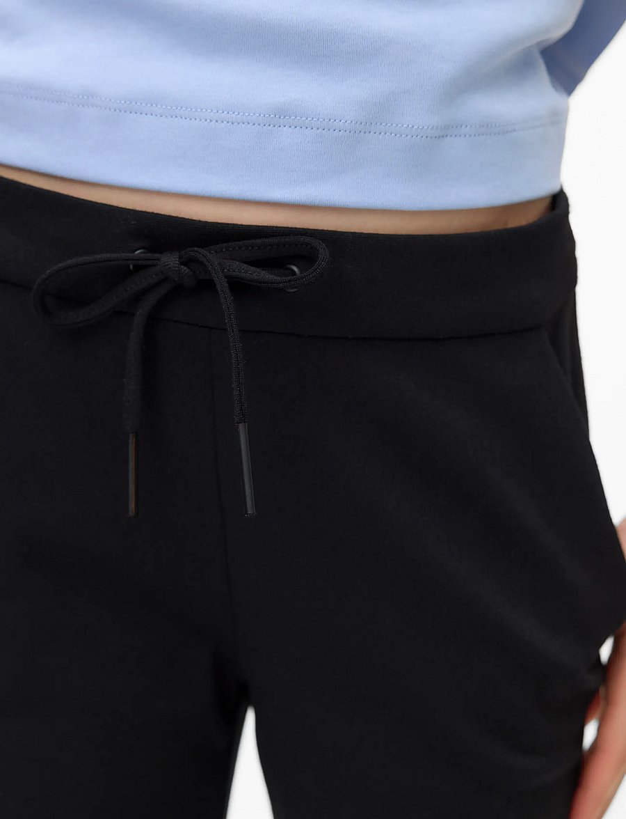 Vero Moda Girl - VMEVA MW STRAIGHT STRING PANT GIRL NOOS - kaufen nach alter - black - 5