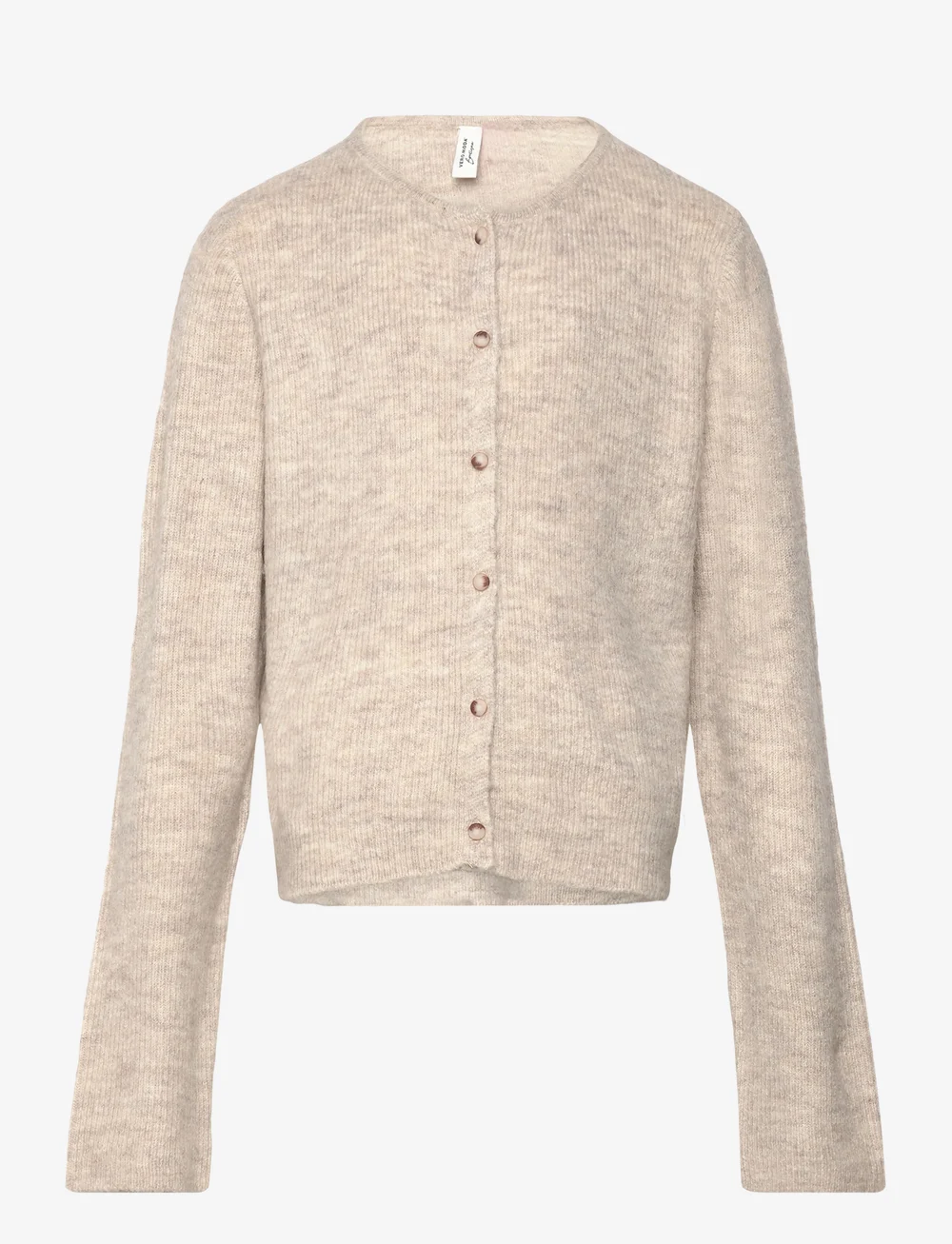 Vero Moda Girl - VMLEFILE LS O-NECK CARDIGAN BTQ GIRL - cardigans - birch - 0