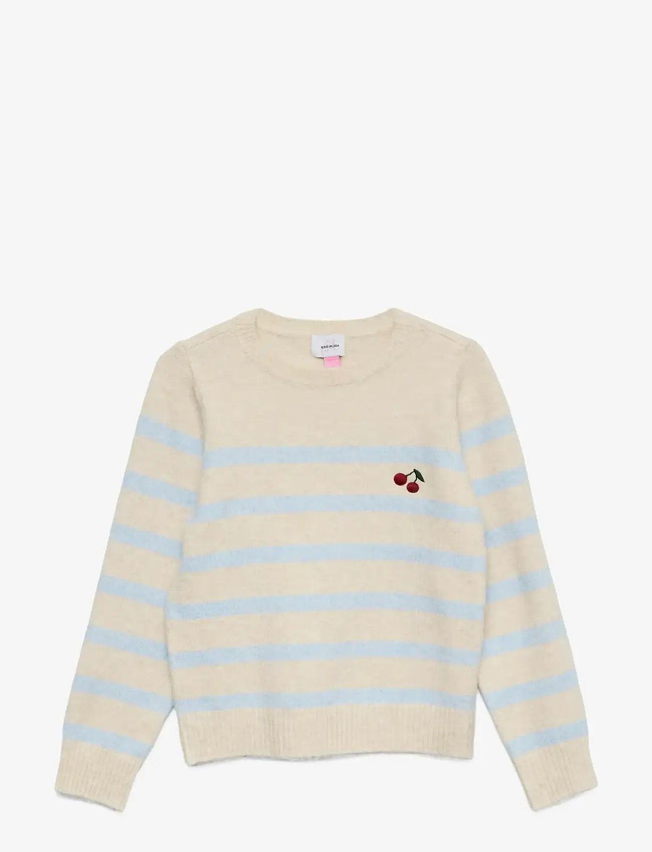 Vero Moda Girl - VMDOFFY EMBROIDERY LS O-NECK PULL GIRL - pullover - birch - 1