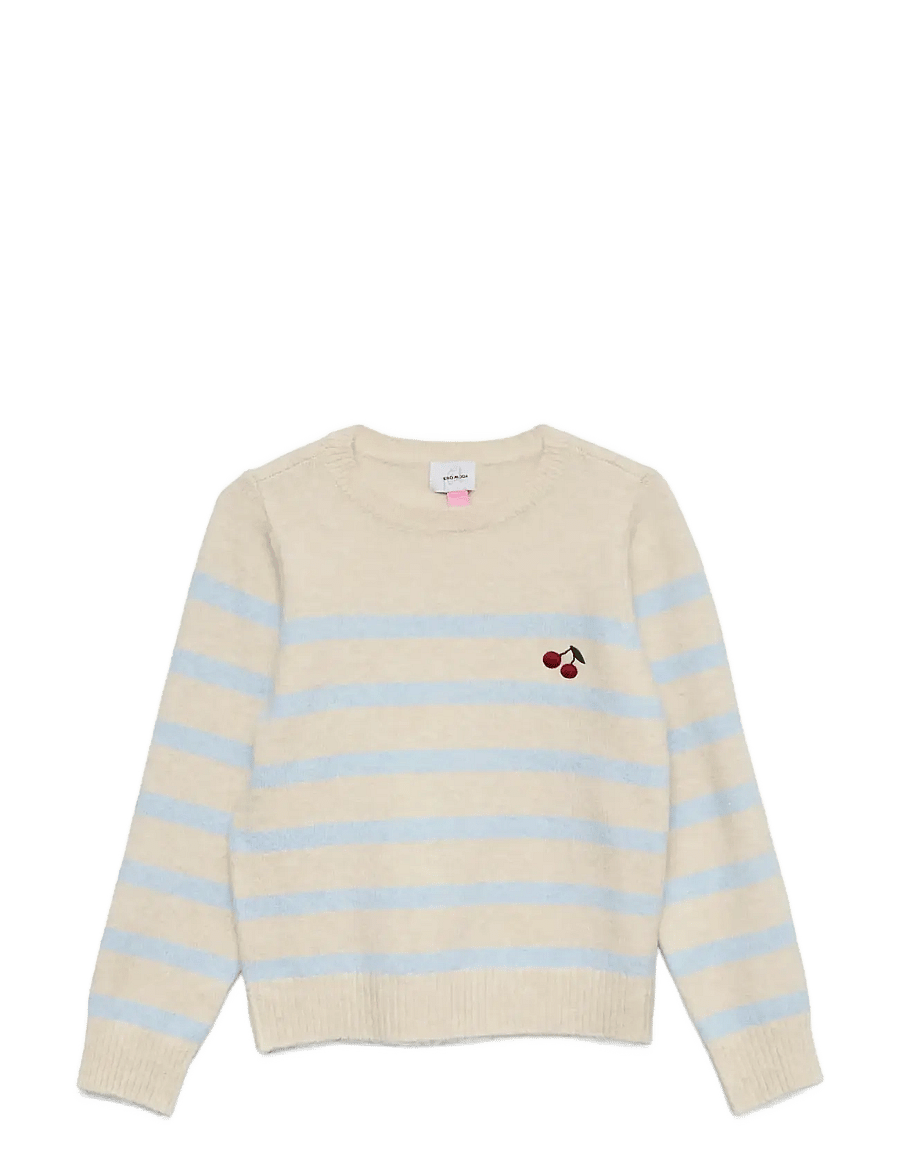 Vero Moda Girl - VMDOFFY EMBROIDERY LS O-NECK PULL GIRL - trøjer - birch - 1