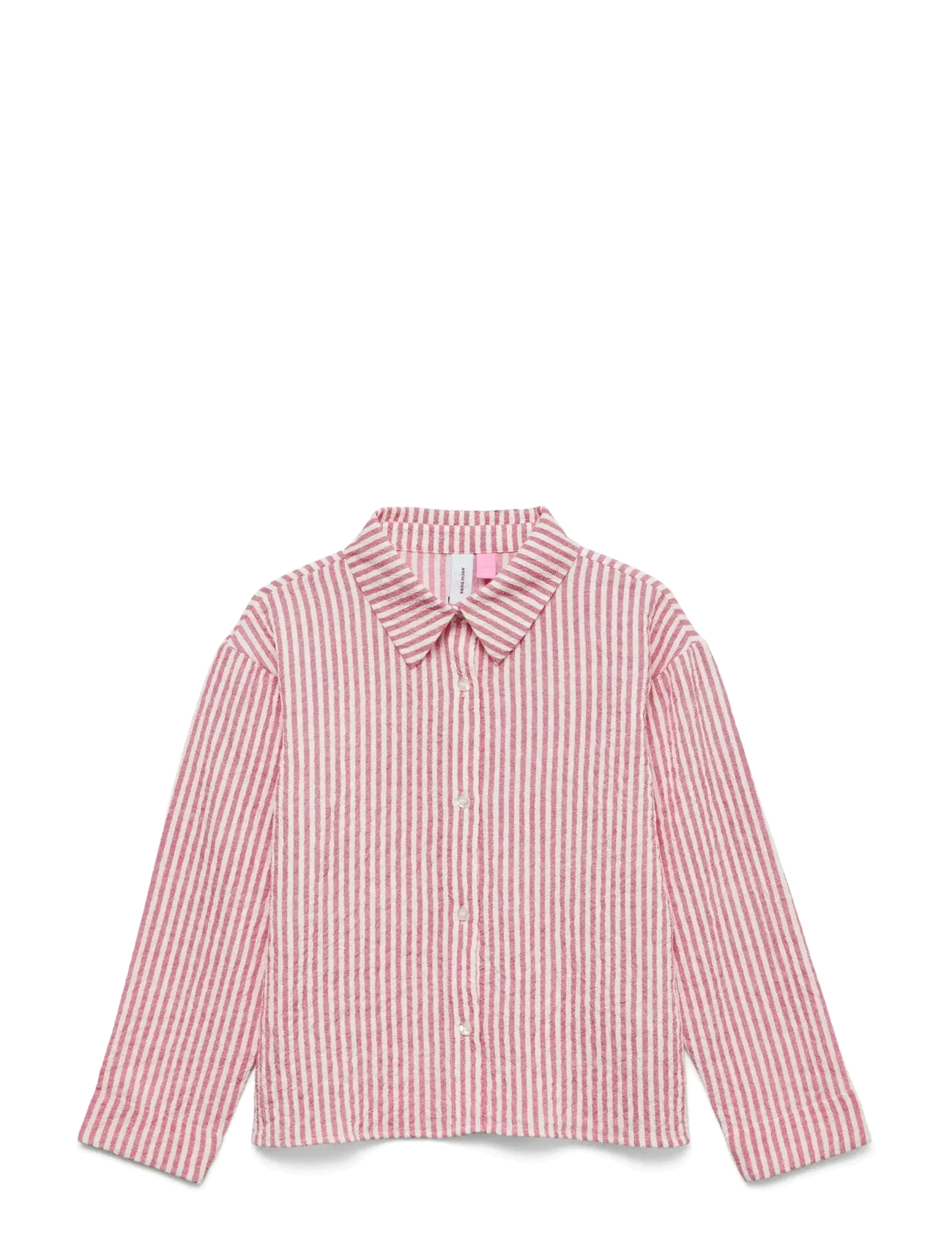 VMANNIE LS SHIRT WVN GIRL - HOLLY BERRY