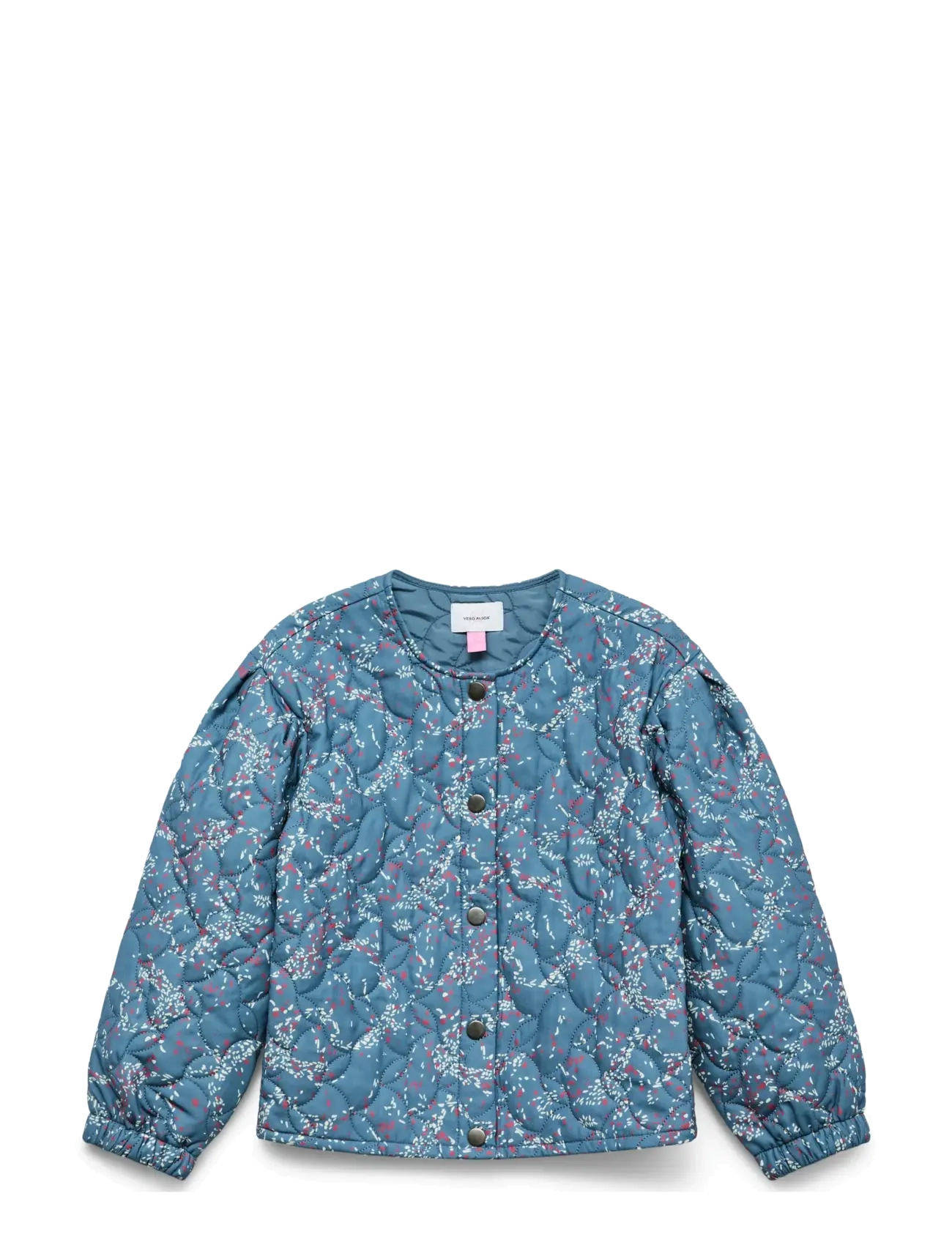 VERO MODA Mädchen Vmiris Mon Quilt Cardigan Wvn Mädchen Blau - 146 - Kinder