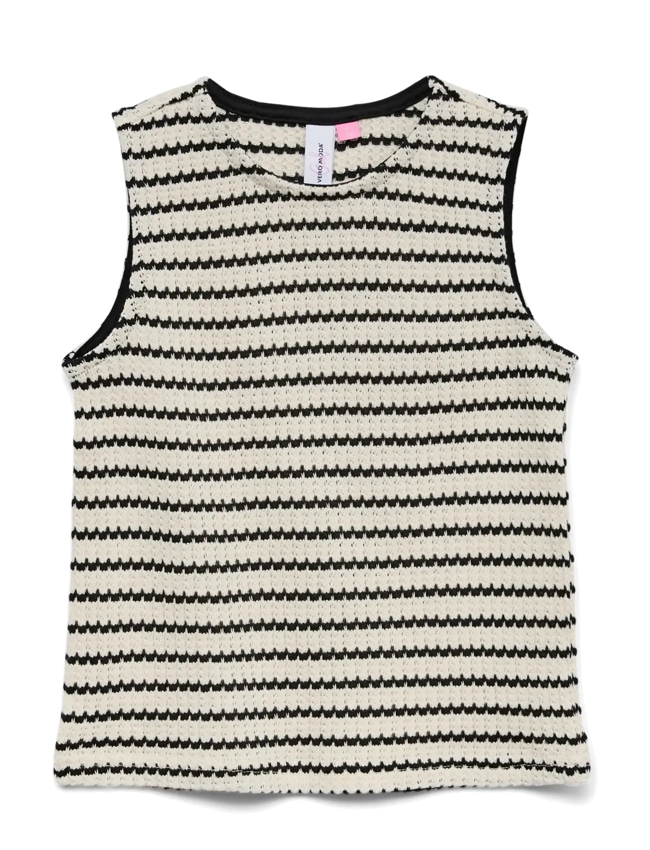 Vero Moda Girl VMOHIA SL TOP JRS GIRL - Clothing - BIRCH / cream