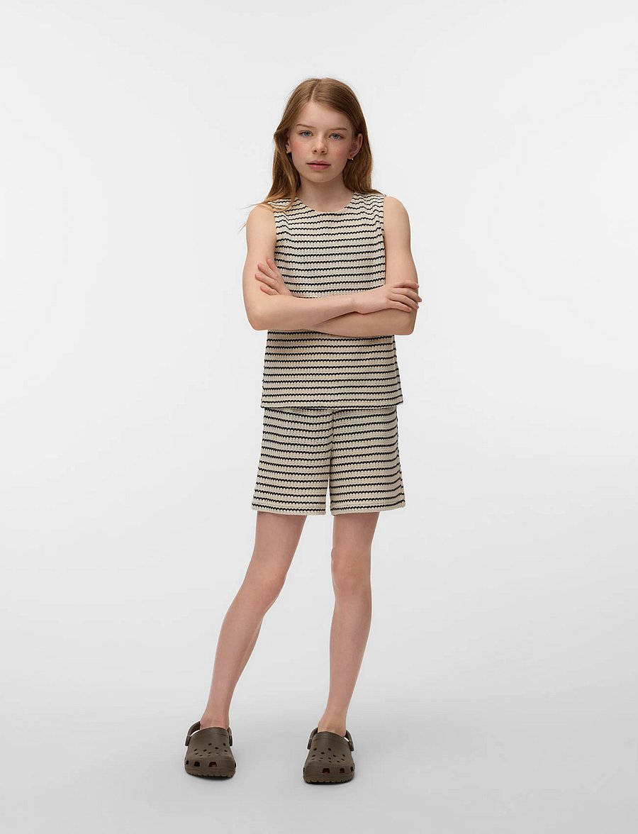 Vero Moda Girl - VMOHIA SL TOP JRS GIRL - singletter - birch - 0