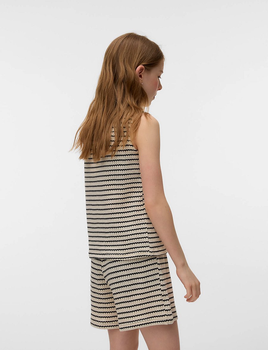 Vero Moda Girl - VMOHIA SL TOP JRS GIRL - singletter - birch - 2