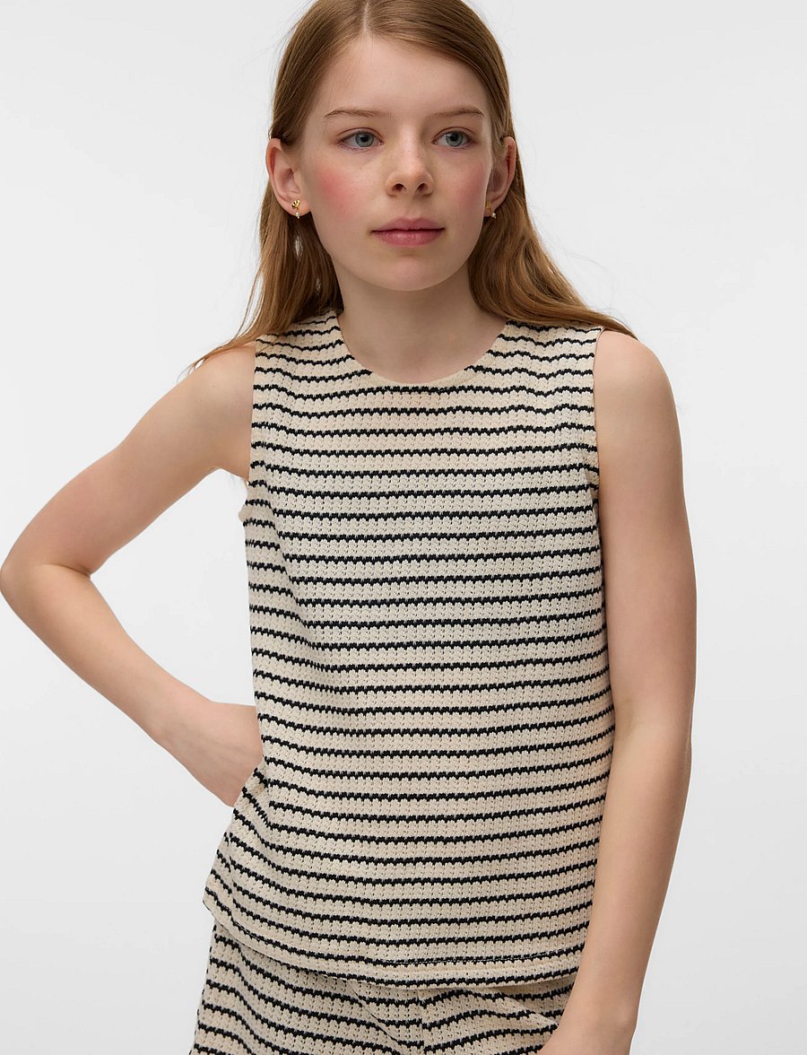 Vero Moda Girl - VMOHIA SL TOP JRS GIRL - singletter - birch - 3