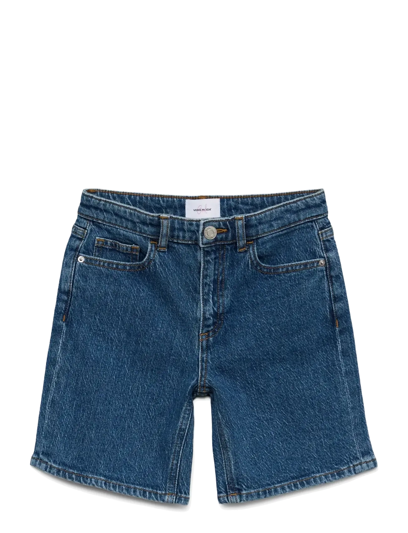 VERO MODA Mädchen Vmtess Long Dnm Shorts Mix Mädchen Blau - 158 - Kinder