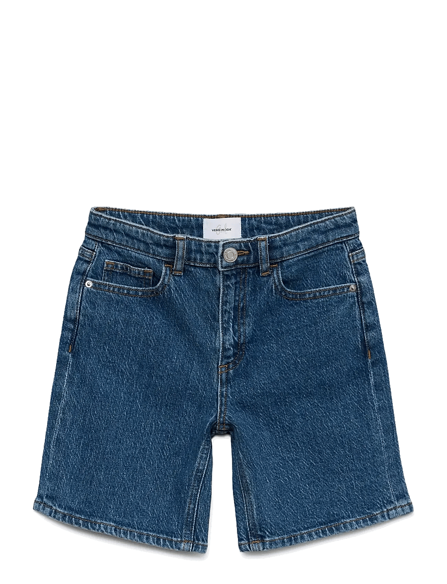 Vero Moda Girl - VMTESS LONG DNM SHORTS MIX GIRL - short en jeans - medium blue denim - 0