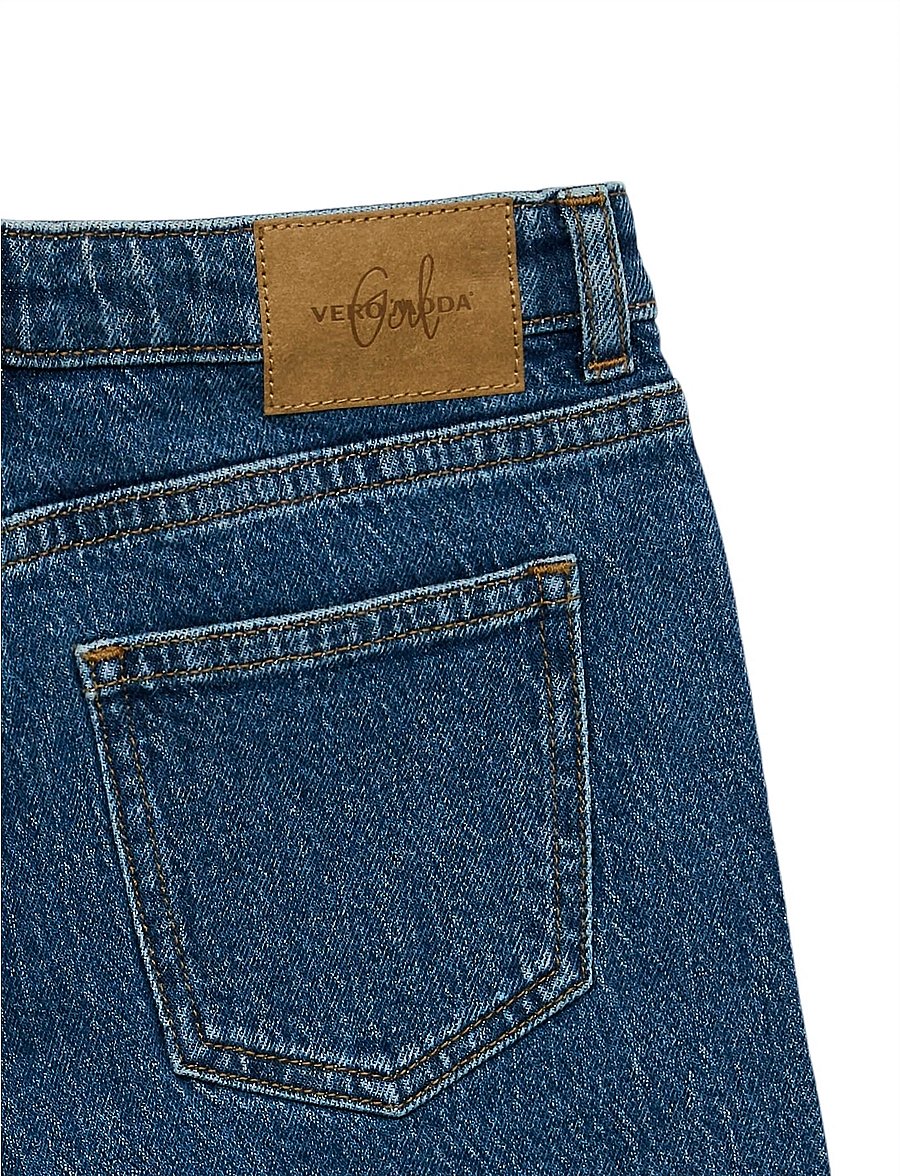 Vero Moda Girl - VMTESS LONG DNM SHORTS MIX GIRL - short en jeans - medium blue denim - 1