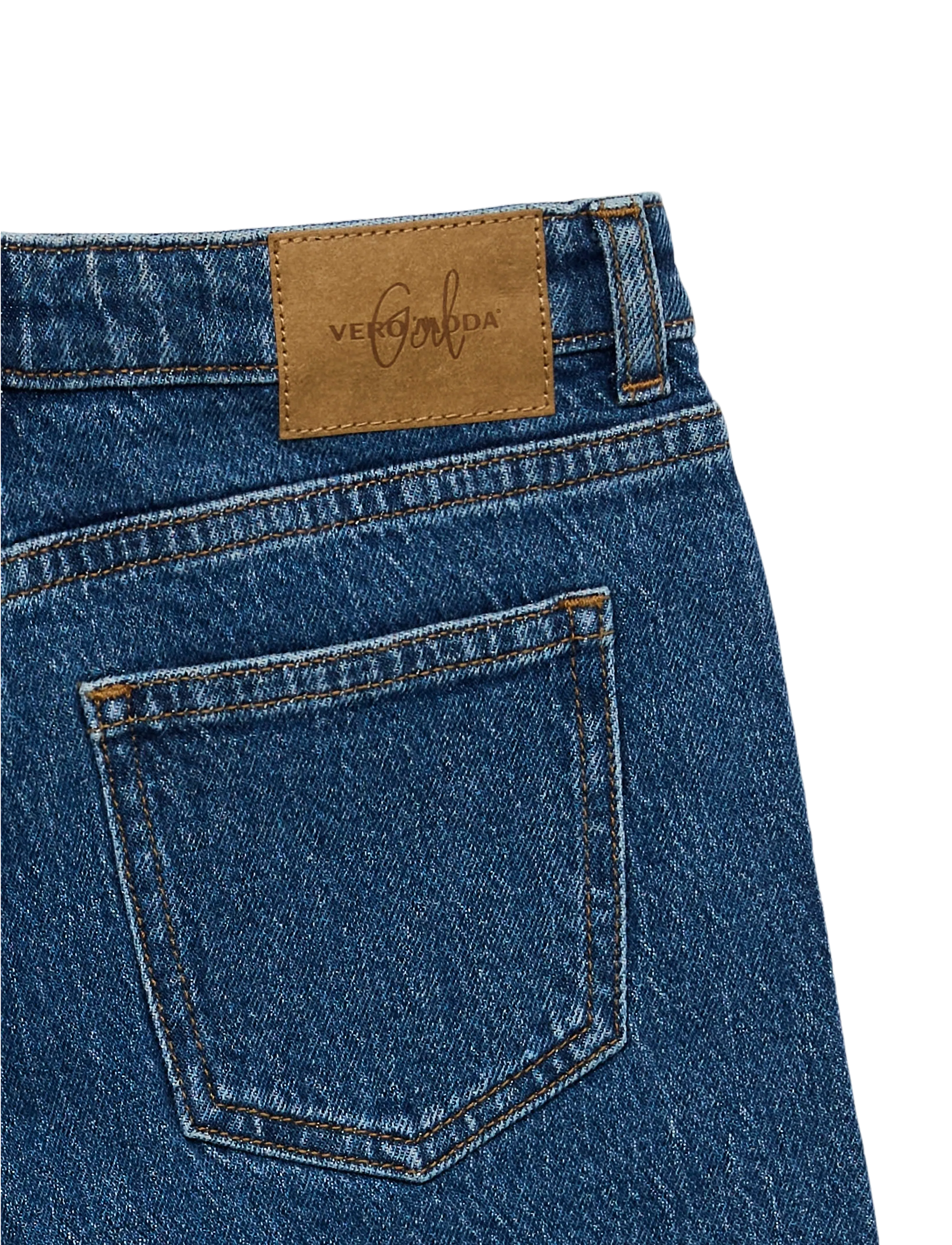 Vero Moda Girl - VMTESS LONG DNM SHORTS MIX GIRL - short en jeans - medium blue denim - 2