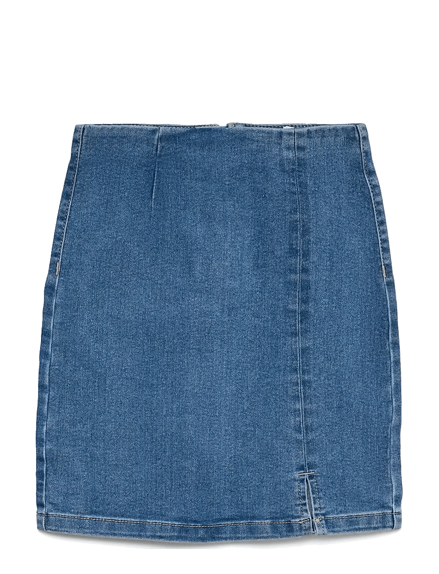Vero Moda Girl - VMNELLY HR SHORT SKIRT DNM MIX GIRL - jupes courtes - medium blue denim - 1