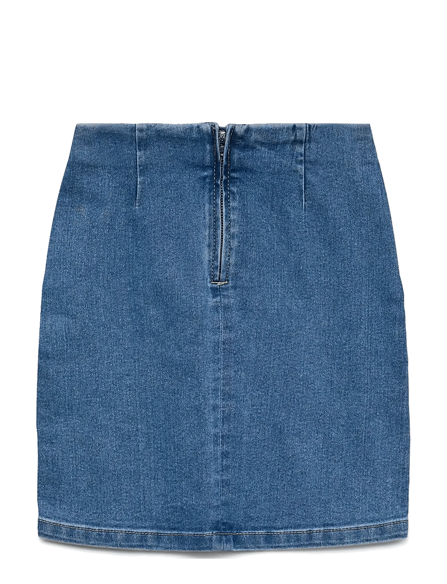 Vero Moda Girl - VMNELLY HR SHORT SKIRT DNM MIX GIRL - jupes courtes - medium blue denim - 2