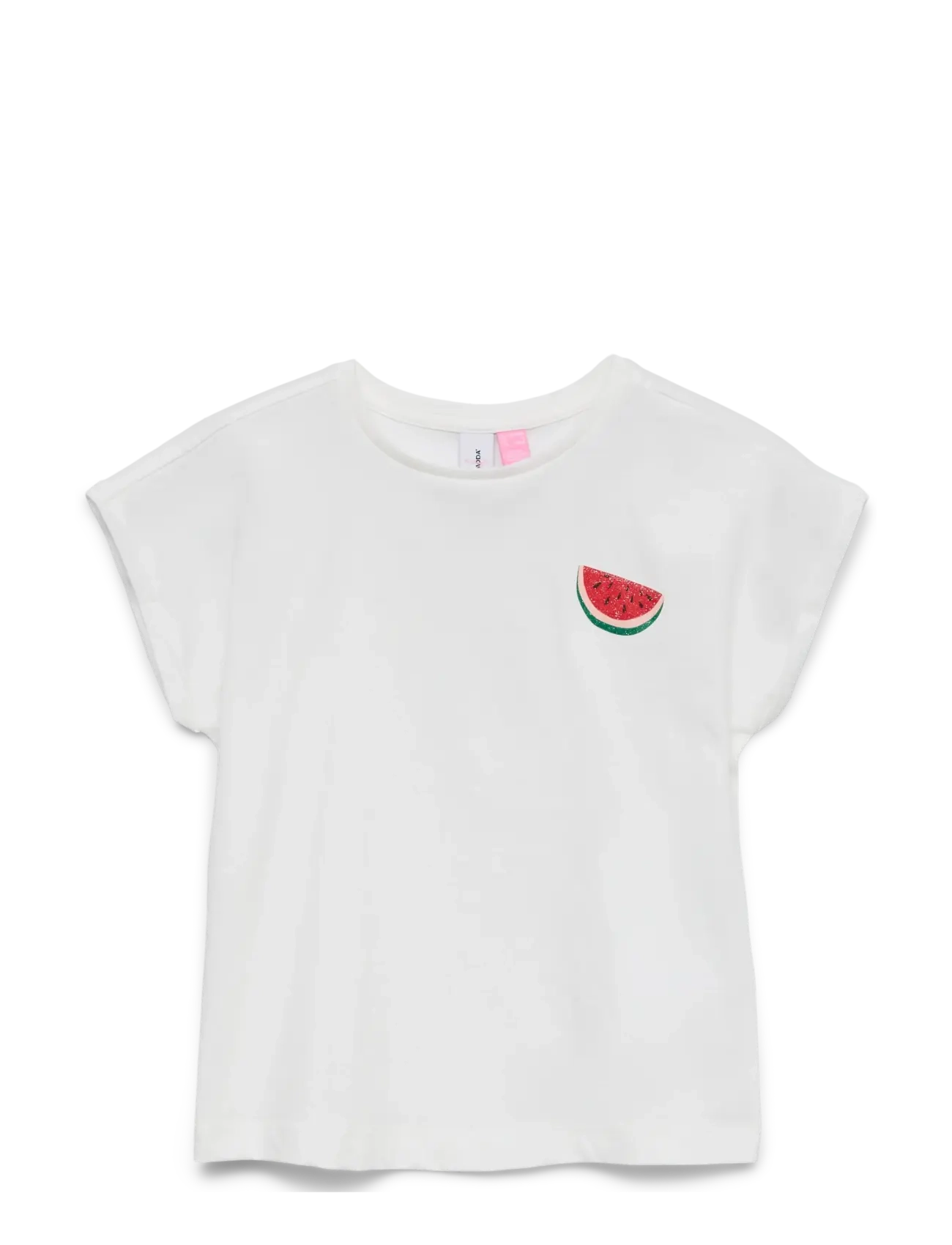 Vero Moda Girl VMNANNA AVA SS TOP BOX JRS GIRL - Tøj - SNOW WHITE / white