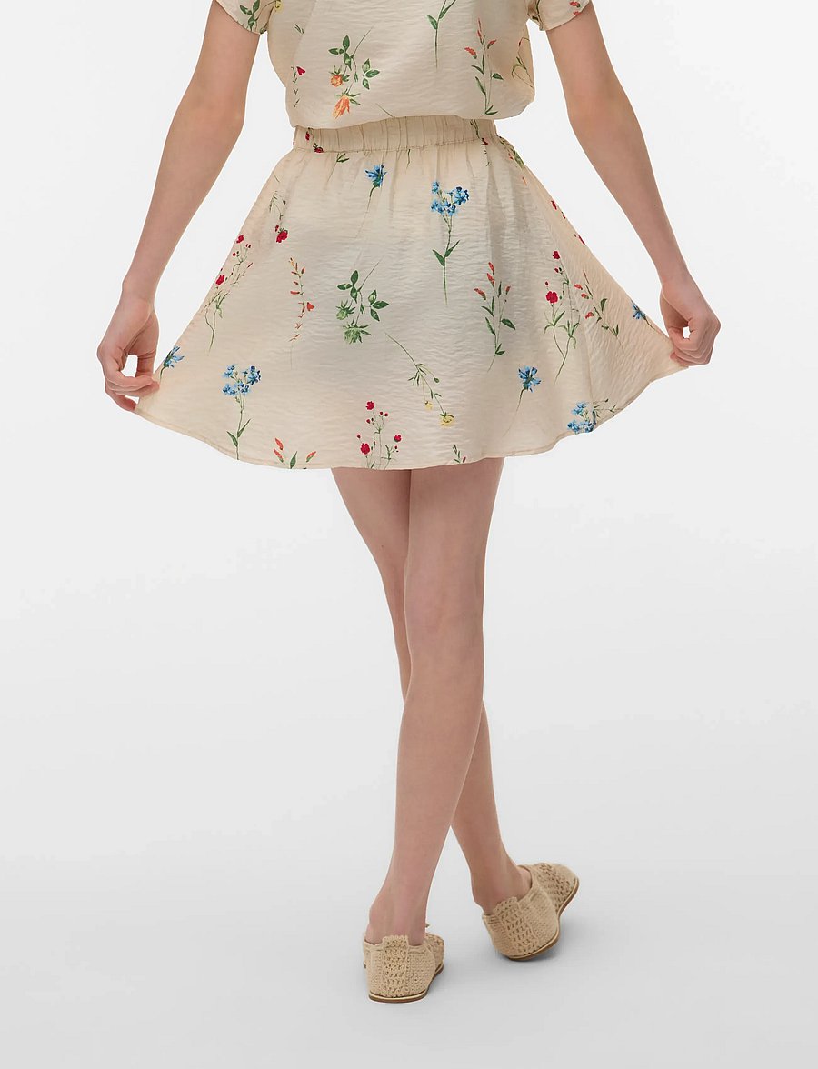 Vero Moda Girl - VMJOSIE SKIRT WVN GIRL - kurze röcke - birch - 2