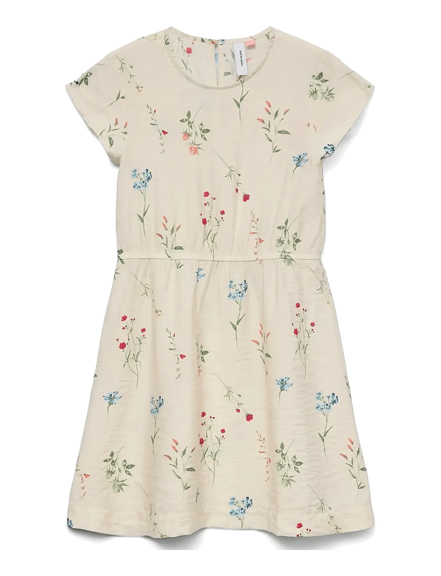 Vero Moda Girl - VMJOSIE SS DRESS WVN GIRL - robes décontractées à manches courtes - birch - 1