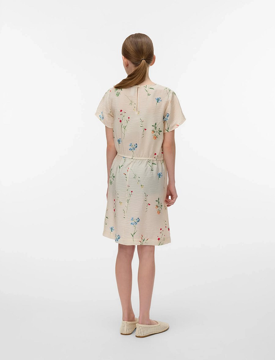 Vero Moda Girl - VMJOSIE SS DRESS WVN GIRL - robes décontractées à manches courtes - birch - 2