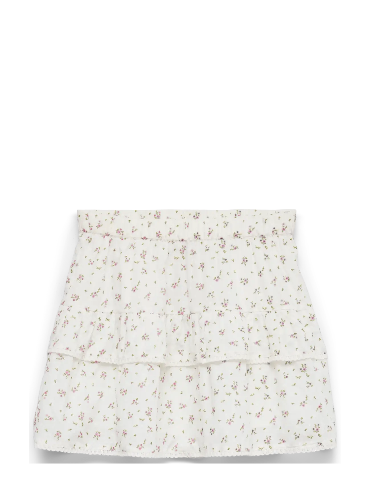 Vero Moda Girl VMTRINE SHORT SKIRT WVN GIRL - Kjolar - SNOW WHITE / white
