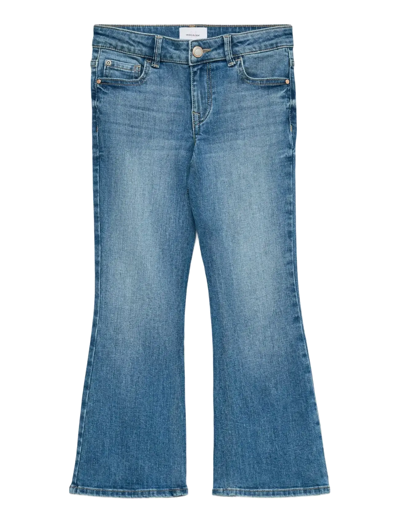 Vero Moda Girl VMFLASH MR FLARED POCKET J RA3042 GIRL - 4 for 3 - MEDIUM BLUE DENIM / blue