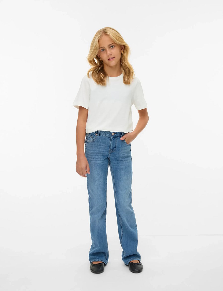 Vero Moda Girl - VMFLASH MR FLARED POCKET J RA3042 GIRL - bootcut jeans - medium blue denim - 0