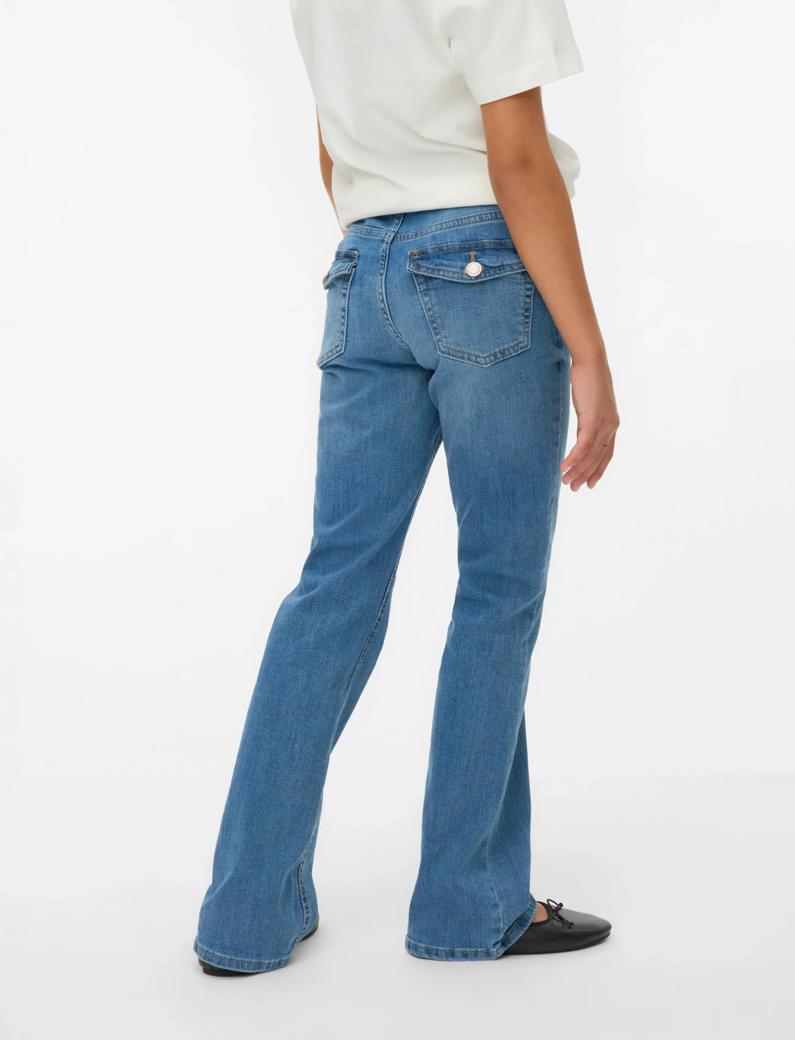 Vero Moda Girl - VMFLASH MR FLARED POCKET J RA3042 GIRL - bootcut jeans - medium blue denim - 2