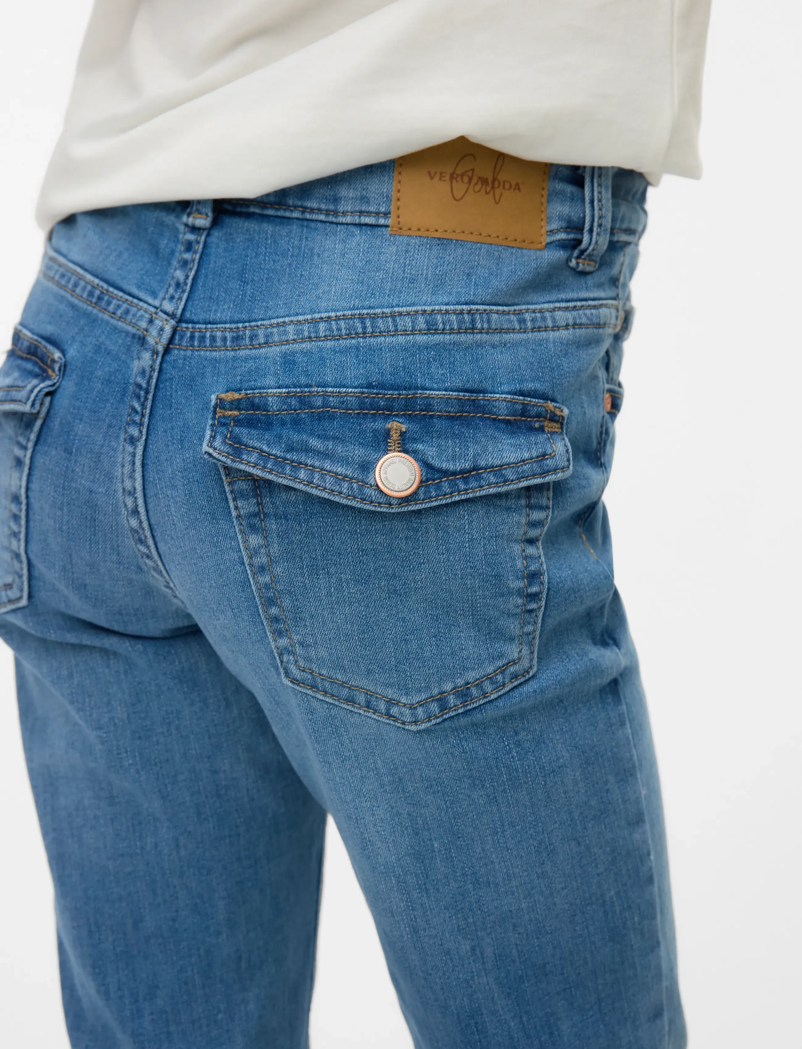 Vero Moda Girl - VMFLASH MR FLARED POCKET J RA3042 GIRL - bootcut jeans - medium blue denim - 4