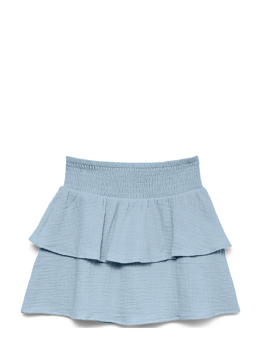 Vero Moda Girl - VMNATALI HW SMOCK SKIRT WVN GIRL - jupes courtes - cashmere blue - 1