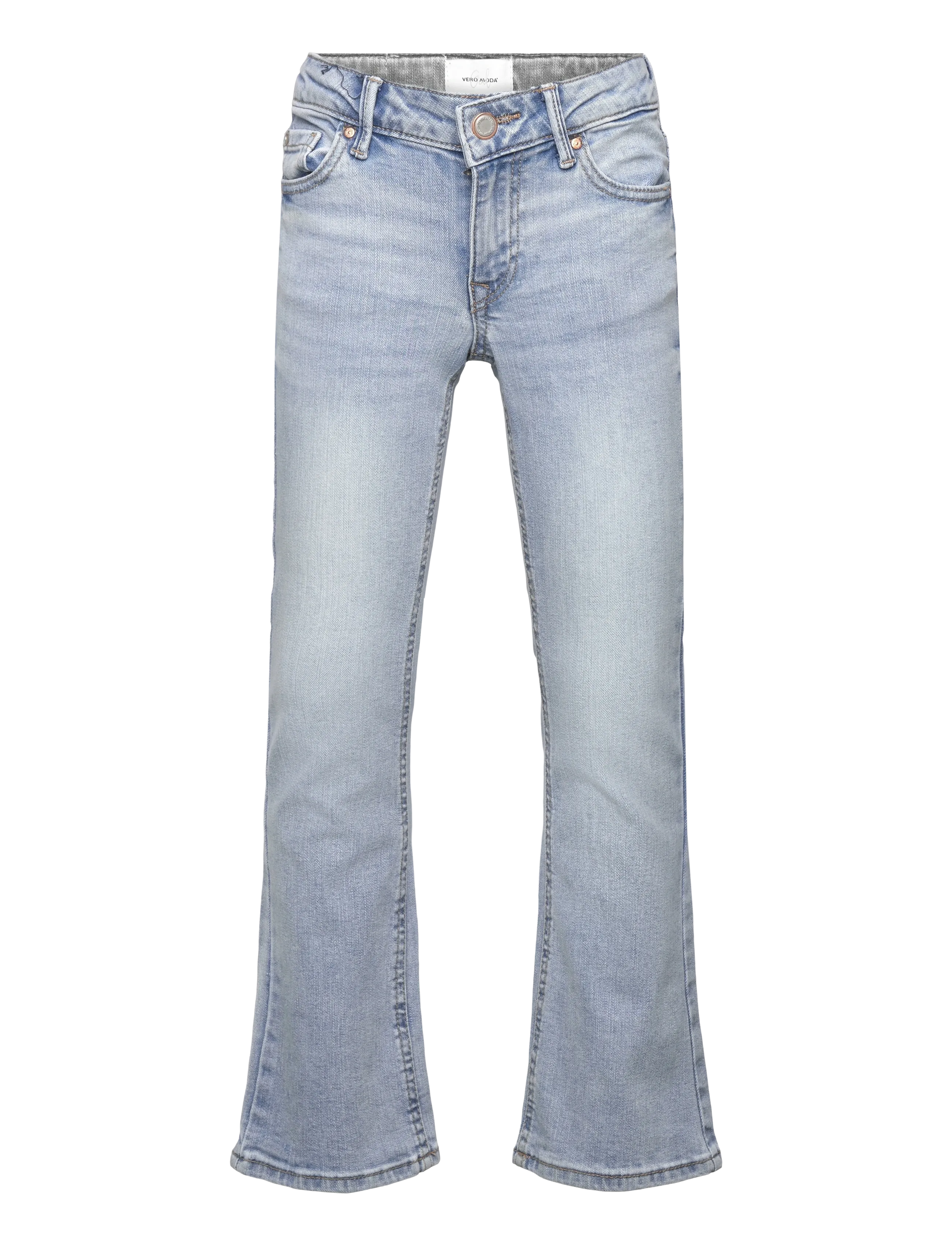 Vero Moda Girl VMFLASH MR FLARED POCKET J RA3043 GIRL - Tapered jeans - LIGHT BLUE DENIM / blue
