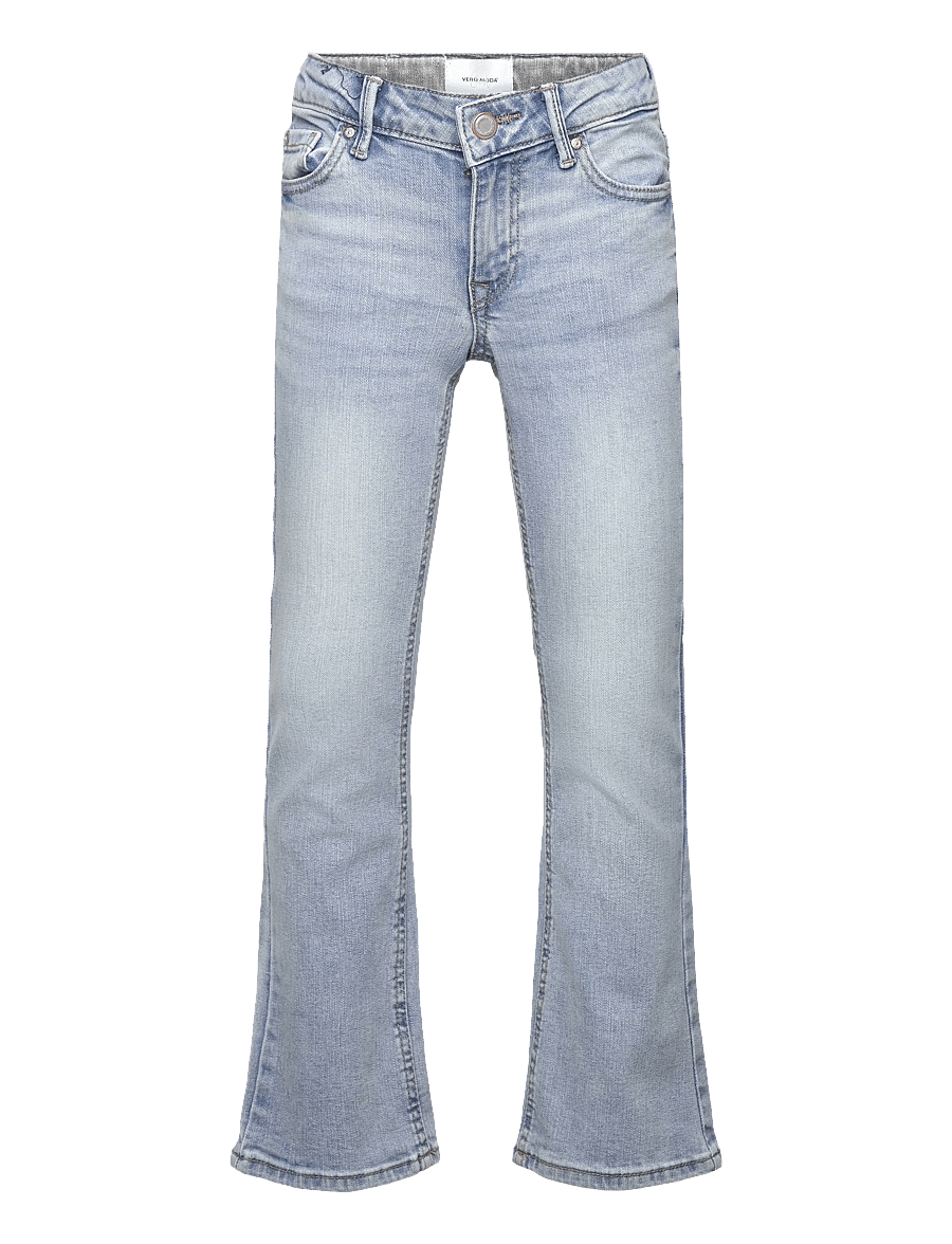 Vero Moda Girl - VMFLASH MR FLARED POCKET J RA3043 GIRL - tapered-lõikega teksad - light blue denim - 0