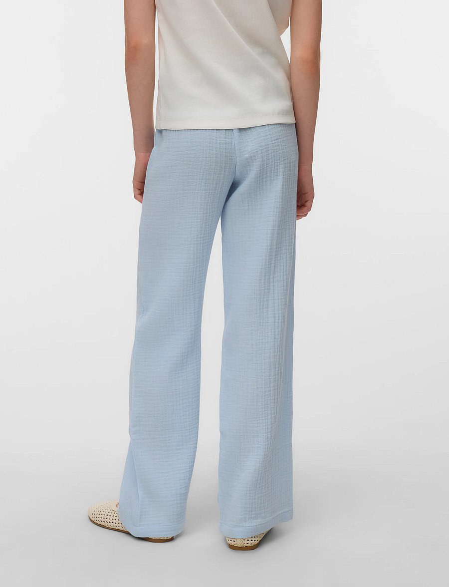 Vero Moda Girl - VMNATALI HW PANT WVN GA GIRL - kelnės - cashmere blue - 2