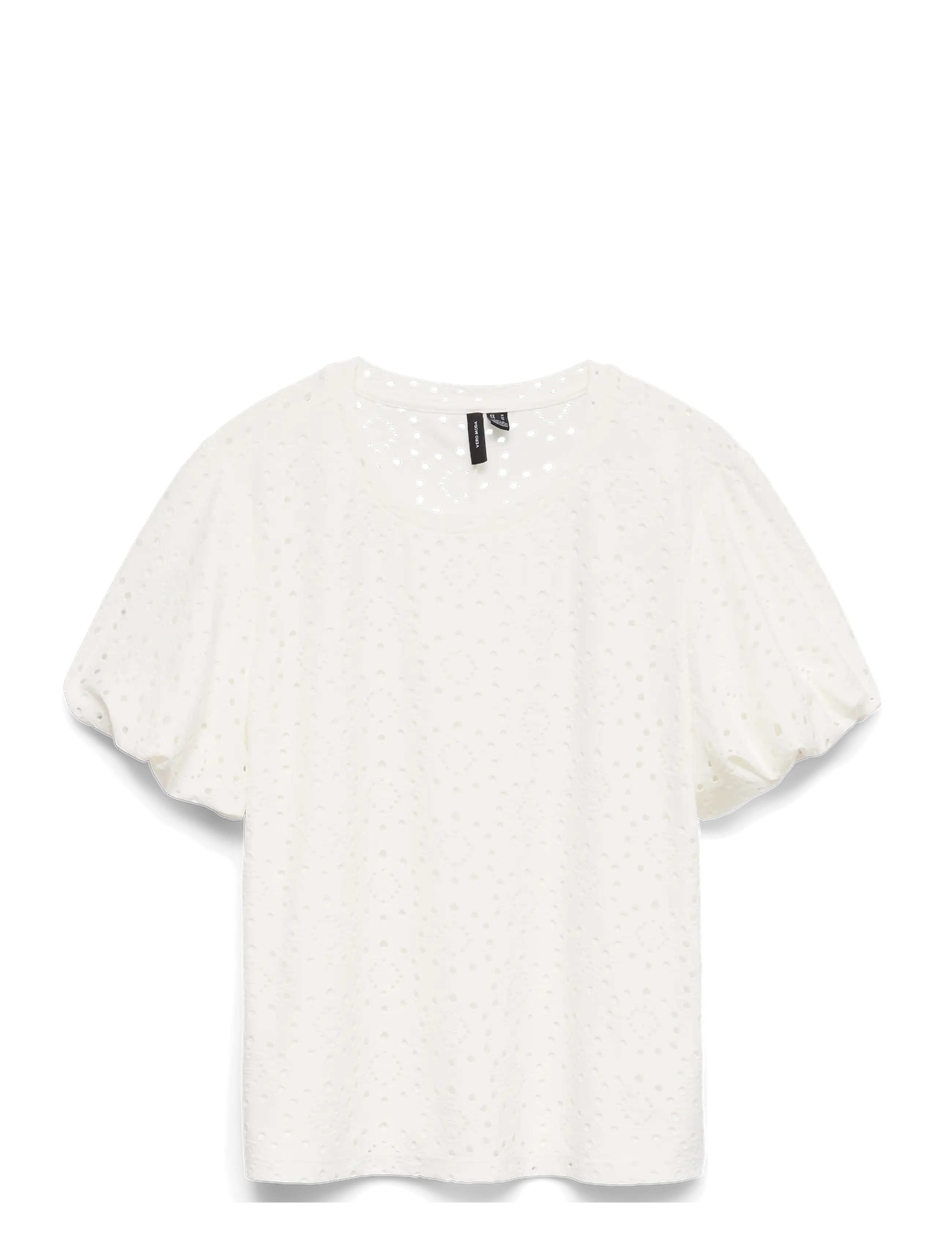 Vero Moda Girl VMTASSA LIV BALLOON SLEEVE TOP JRS GIRL - Clothing - SNOW WHITE / white